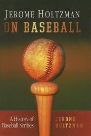 Cover of: Jerome Holtzman on Baseball