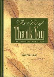 Cover of: The Art of Thank You: Crafting Notes of Gratitude