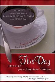 Cover of: This day: diaries from American women