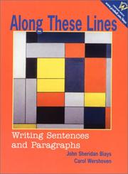 Cover of: Along These Lines by John Sheridan Biays, Carol Wershoven, John Biays, John Sheridan Biays, Carol Wershoven