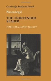 Cover of: The unintended reader by Naomi Segal