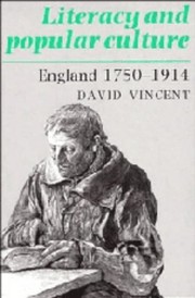 Literacy and popular culture by Vincent, David