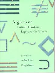 Cover of: Argument: Critical Thinking