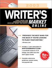 Cover of: 2003 Writer's Market Online