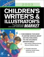Cover of: 2003 Children's Writer's & Illustrator's Market