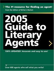 Cover of: 2005 Guide to Literary Agents (Guide to Literary Agents)