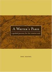 Cover of: A writer's Paris: a guided journey for the creative soul