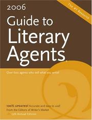 Cover of: 2006 Guide To Literary Agents (Guide to Literary Agents)(Revised & Updated 15th Annual Edition)