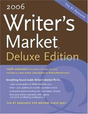 Cover of: 2006 Writers Market (Deluxe Edition)(Writer's Market Online)