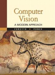 Computer vision by David Forsyth, David A. Forsyth, Jean Ponce