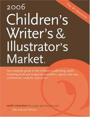 Cover of 2006 Childrens Writers & Illustrators Market (Children's Writer's and Illustrator's Market)
