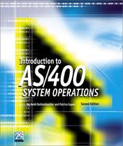 Cover of: Introduction to AS/400 System Operations (2nd Edition)