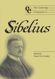 Cover of: CAMBRIDGE COMPANION TO SIBELIUS; ED. BY DANIEL M. GRIMLEY.
