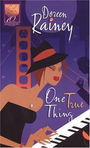 Cover of: One True Thing by Doreen Rainey
