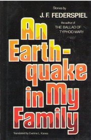 Cover of: An earthquake in my family: stories