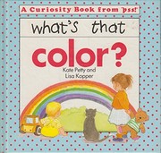 Cover of: What's that color?