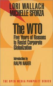 Cover of: The Wto: Five Years of Reasons to Resist Corporate Globalization (Open Media Pamphlet Series)