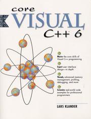 Cover of: CORE Visual C++ 6