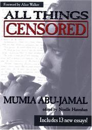 Cover of: All things censored by Mumia Abu-Jamal