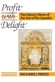 Cover of: Profit with delight | Richard I. Pervo