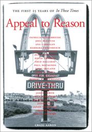 Cover of: Appeal to reason: 25 years In these times