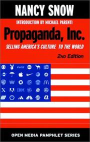 Cover of: Propaganda, Inc. by Nancy Snow