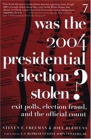 Cover of: Was The 2004 Presidential Election Stolen? | Steve Freeman