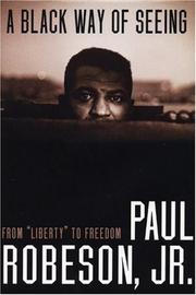 Cover of: A Black Way of Seeing by Paul Robeson
