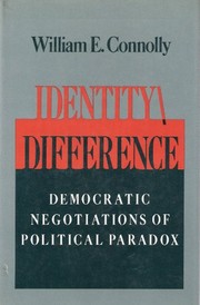 Cover of: Identity/difference: democratic negotiations of political paradox