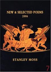 Cover of: New & Selected Poems 2006 | Stanley Moss