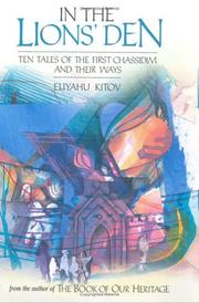 Cover of: In The Lions' Den by Eliyahu Kitov