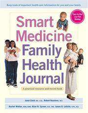 Cover of: Smart Medicine Family Health Journal by Janet Zand, Rachel Walton, Robert Roundtree