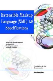 Cover of: Extensible Markup Language Xml 1.0 Specifications