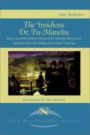 Cover of: The Insidious Dr. Fu-Manchu by Sax Rohmer