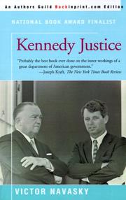 Kennedy justice by Victor S. Navasky