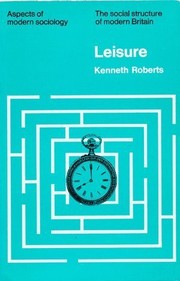 Cover of: Leisure | Roberts, Kenneth