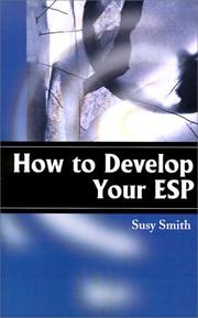 Cover of: How to Develop Your Esp by Susy Smith, Susy Smith