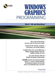 Cover of: Windows Graphics Programming: Win32 GDI and DirectDraw (With CD-ROM)