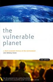 Cover of: The Vulnerable Planet: A Short Economic History of the Environment (Cornerstone Books (New York, N.Y.).)