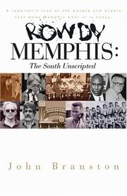 Cover of: Rowdy Memphis by John Branston