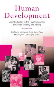 Cover of: Human development by Eric Rayner ... [et al.].