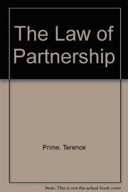 Cover of: The law of partnership