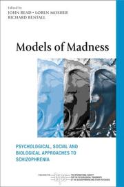 Cover of: Models of Madness by 