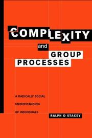 Complexity and group processes by Ralph D. Stacey