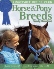 Cover of: Horse and Pony Breeds (Kingfisher Riding Club) (Kingfisher Riding Club)