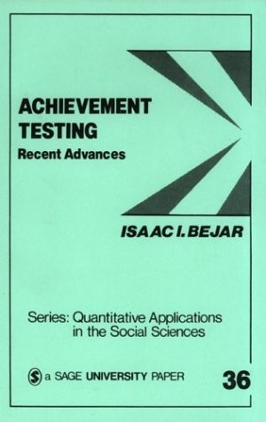 Achievement testing by Isaac I. Bejar