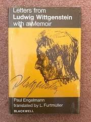 Cover of: Letters from Ludwig Wittgenstein | Paul Engelmann