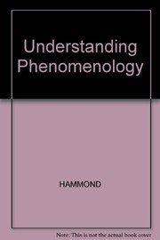 Cover of: Understanding phenomenology