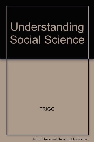 Understanding social science by Roger Trigg