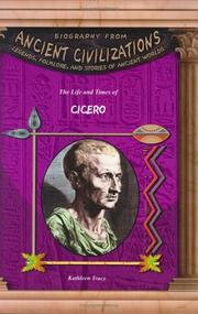 Cover of: Cicero (Biography from Ancient Civilizations) (Biography from Ancient Civilizations)